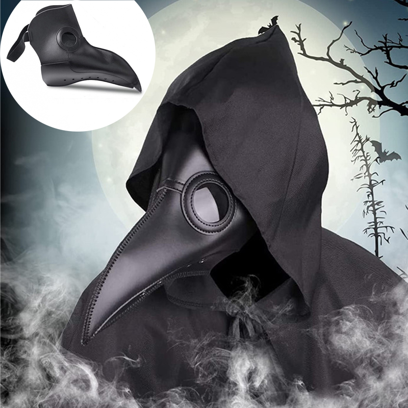 Halloween Zwart Rubber Pest Do - Disposable Surgical Mask recensie en prijs